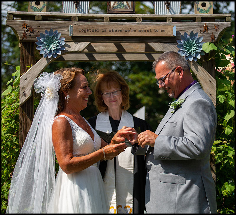 Wedding ceremony in Rhode Island